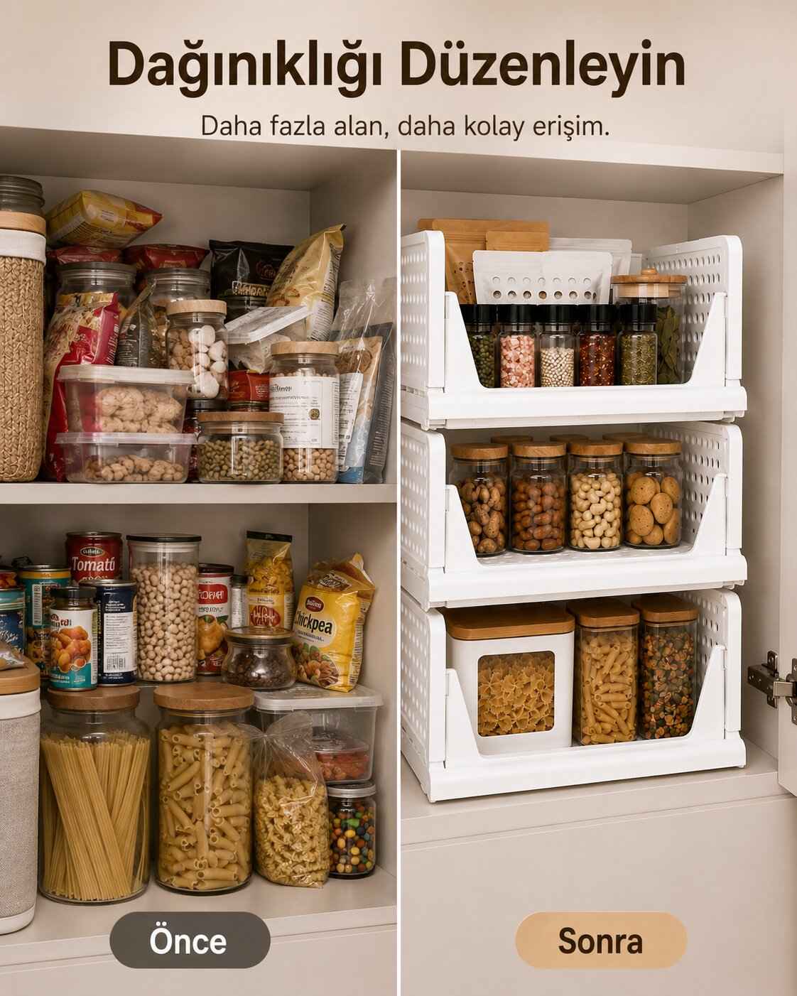 Dağınıklığı düzenleyin